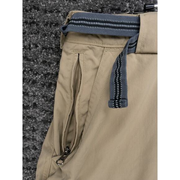 Duluth Trading Pants Mens 2XL x 30 Khaki Dry On The Fly Cargo Belted Outdoor - Picture 5 of 15